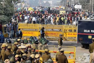 haryana police traffic advisory in farmers protest