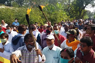 chhattisgarh-officers-employees-federation-protest