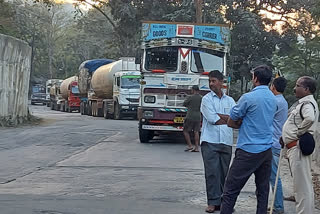 Trailer  vehicle accident