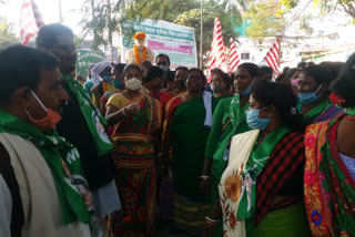 Procession taken out in Jamtara