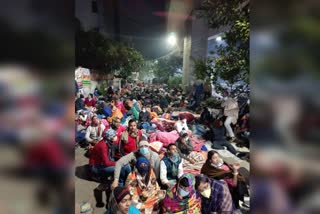 upper-primary-candidates-protest-overnight-in-bidhannagar