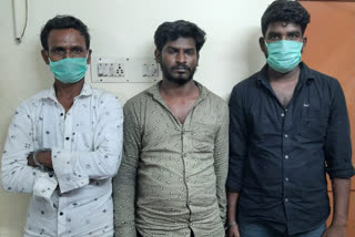 Three arrested