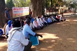 tribal protest in mahasamund