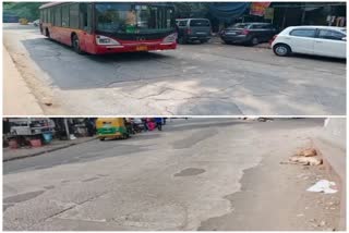 Mehrauli bus terminal's main road in poor condition, administration negligent in delhi