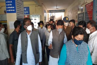 Health minister conducted surprise inspection of district hospital