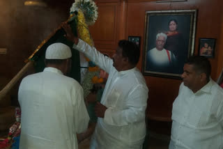 Gyarvi Sharif celebration in hindu leader house