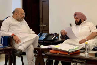 Punjab CM  Punjab CM to meet Amit Shah  farmers' issue  Punjab Chief Minister Captain Amrinder Singh  Union Home Minister Amit Shah  farmers' agitation  കര്‍ഷക സമരം  അമരീന്ദര്‍ സിങ്  അമിത് ഷാ  കര്‍ഷക പ്രക്ഷോഭം  ഡല്‍ഹി ചലോ  ദില്ലി ചലോ