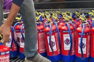 Khalsa Aid provides fire extinguishers for farmers besieging Delhi