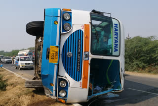 haryana roadways bus accident hisar