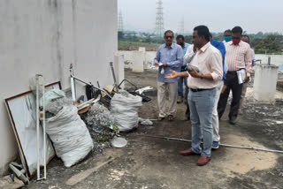 cmd visit in kalyanadurgam electricity office