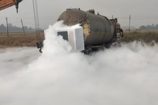 gas leakage from tanker patna