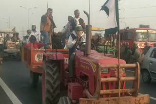 farmers reached in ghazipur border