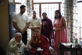 Parmanand Kapoor with Dalai Lama