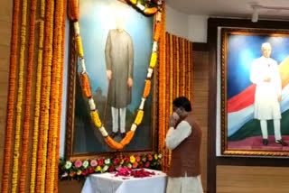 Assembly Speaker Mahant pays tribute to Dr. Rajendra Prasad