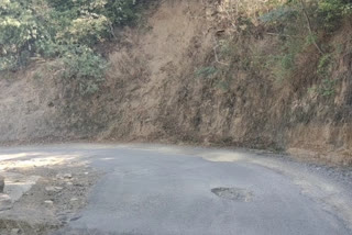 Villagers in problem for 1 year due to bad road condition in Arki