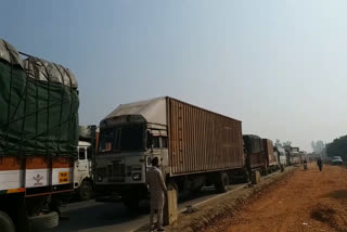 traffic jam on Haryana-UP border