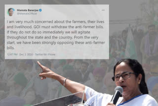 Mamata threatens country-wide stir if new farm laws not withdrawn