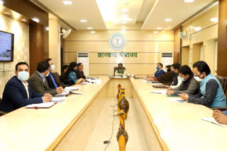 CM Hemant Soren holds review meeting with officials in ranchi