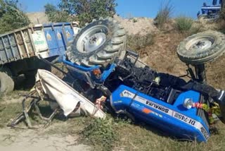 death of tractor overturning, tractor overturning in Jhalawar