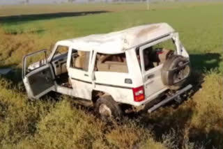 bolero , truck accident in madhya pradesh kota