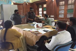 dc inspected dse office in hazaribag