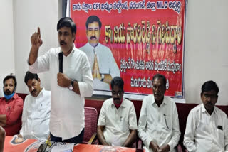 cpi, cpm MLC candidate jaya sarathi reddy campaign in badradri district