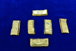 One kilo gold worth 50 lakhs found under Indigo airplane seat
