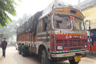 Liquor laden truck seized