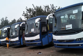 volvo  bus will run from lucknow to dehradun