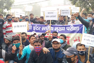 students protest