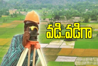 arrangements for land resurvey in andhra prades