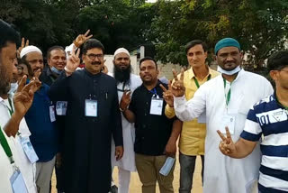 mim won in datthatreya nagar division