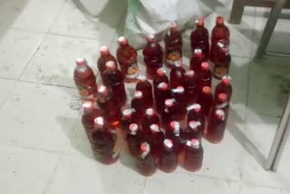 Police recovered illegal liquor