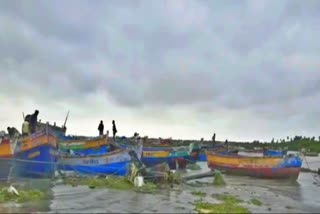 boats were washed ashore