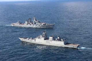 Passage Exercise between Indian Navy and Russian Federation Navy