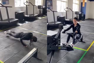 Ashika Ranganath, Workout at the Gym