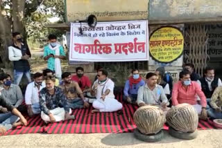 Protests to demand completion of Khoksa railway over bridge