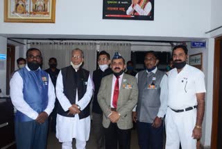 TAMRADHWAJ SAHU WITH OTHER OFFICERS