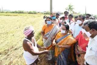 punama malakondayya tour in flood affected area