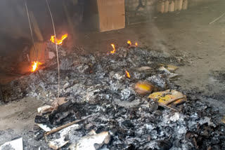 Fire in printing press unit in industrial area located at Akodia Road in Shajapur