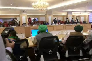 fifth round of talks between the farmers and the government is underway