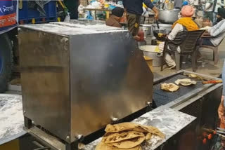 special roti machine singhu border