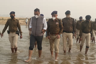 Chandan  river bank  in banka