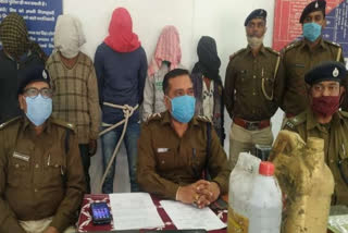 5 thieves arrested in Dhanbad