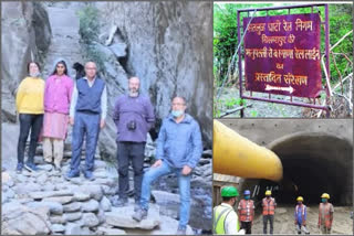 Experts conduct geological survey of Bilaspur Leh railway line