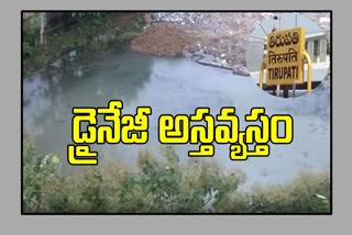 drainage problem in tirupati city