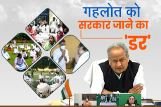 Political drama in Rajasthan,  Chief Minister Ashok Gehlot's press conference,  Political crisis in Rajasthan, Ashok Gehlot's allegations on Amit Shah, अमित शाह पर अशोक गहलोत के आरोप,