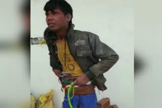 Wire thief caught in Vijayanagar area of ​​Ghaziabad