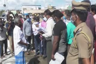 storm affected kasimedu area