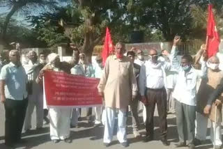 किसान आंदोलन के समर्थन में झुंझुनू किसान, Jhunjhunu farmers in support of farmer movement